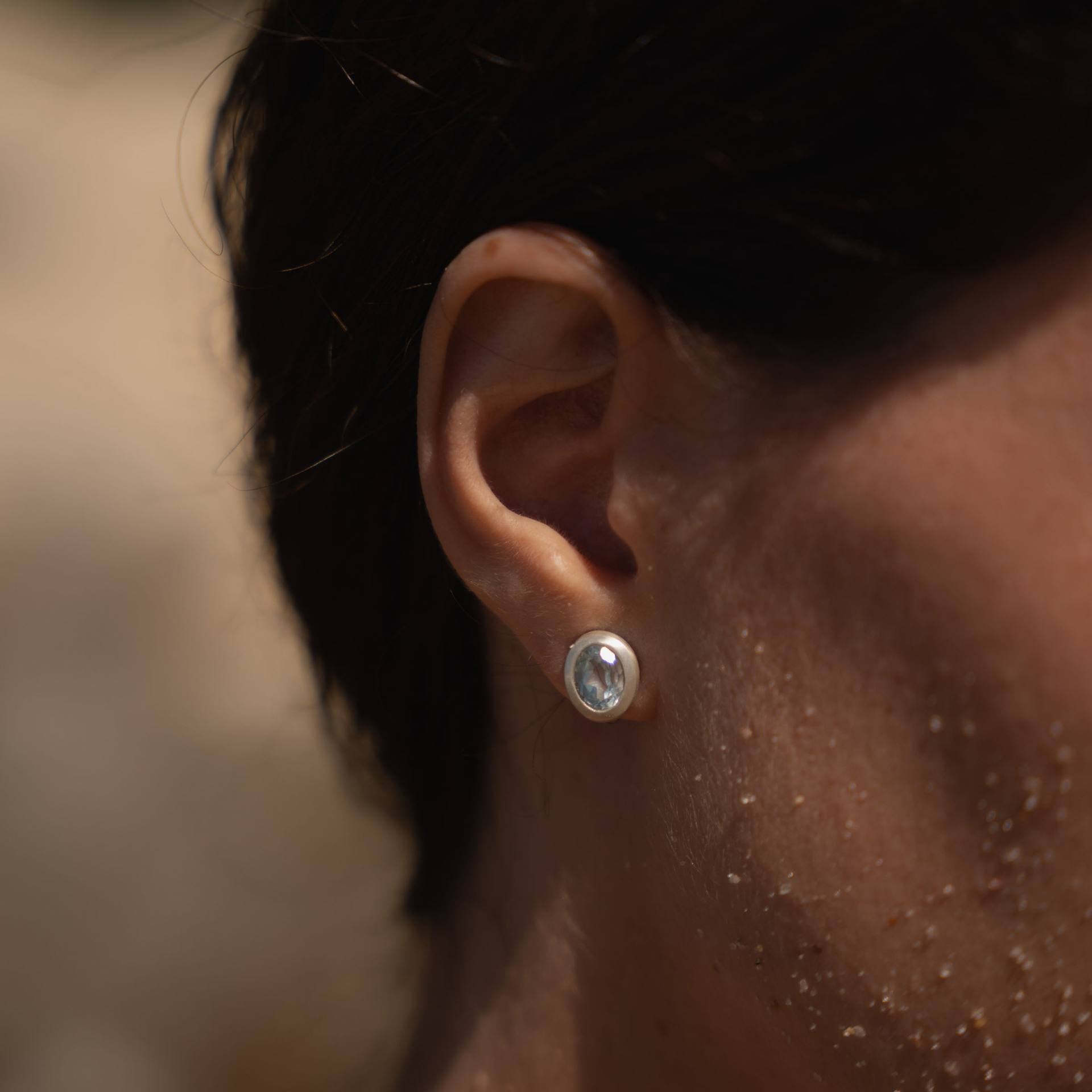 Brinco Água Topázio