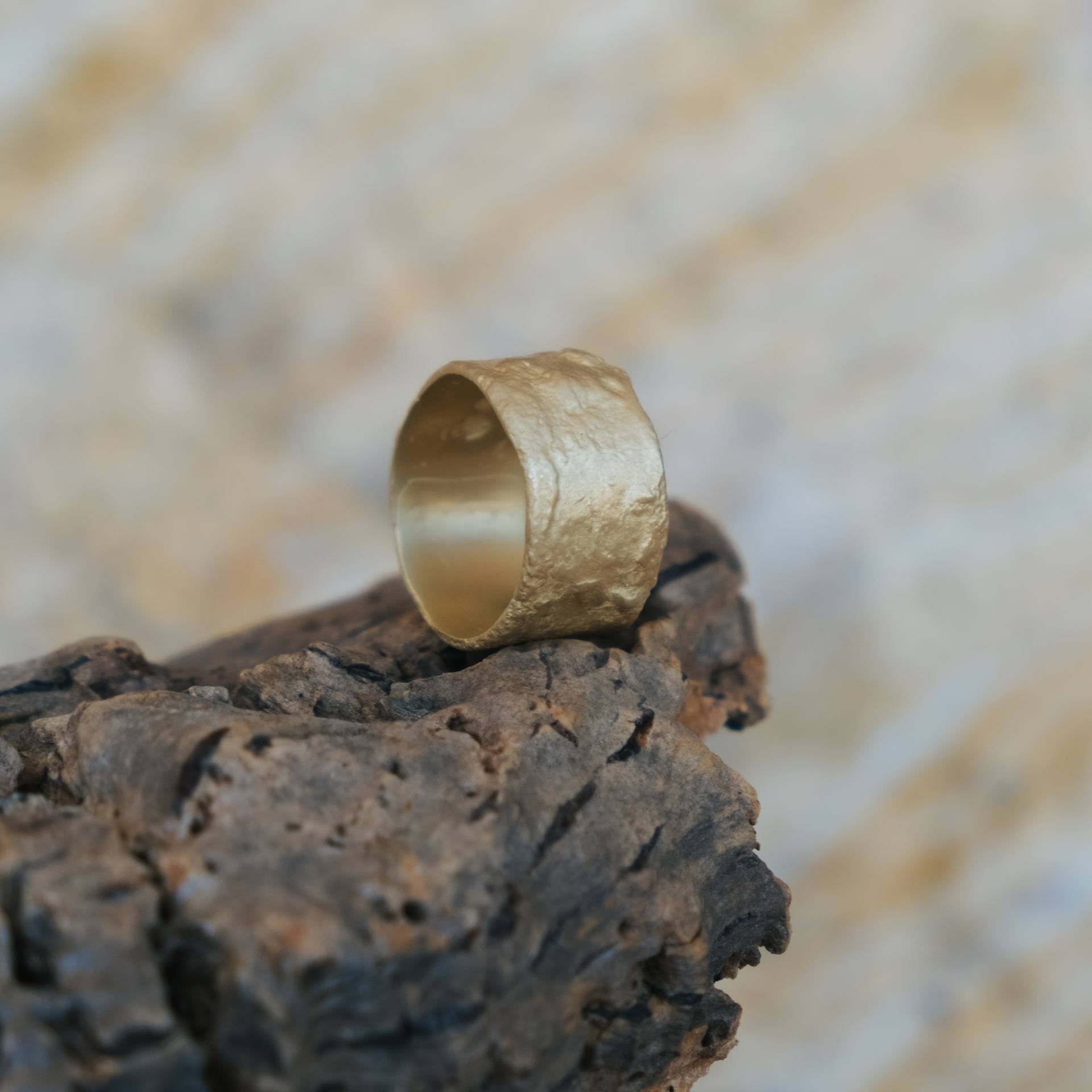 Anel Oceano Dourado
